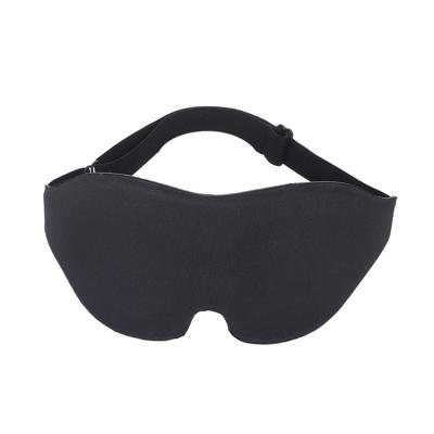 China Luxury 3D Eye Mask Memory Foam Private Label Sleep Cover Eye Sleep Mask with Nose Pad and Elastics for sale