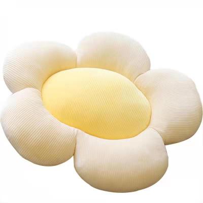 China Hot Sale Non-Toxic Floor Seating Cushions Flower Shaped Pillow Sofa Waist Cushion Plush Pillow For Home Decor for sale