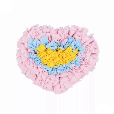 China Sustainable Plant Direct Pink Little Love Pet Nose Mat Consumes Energy and Fun Anti-Clog Mat for sale