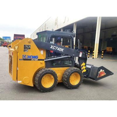 China XC770K XC740K Farms Wheeled Mini Skid Steer Loader High Flow With Bucket Snowblowers for sale