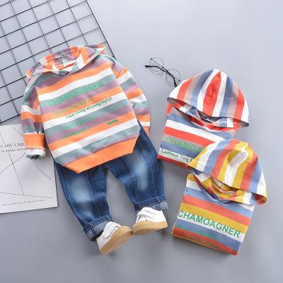 China Korean children's clothing casual 2019 autumn new boy's two-piece clothing set 0-4 years old baby kids fashion casual for sale