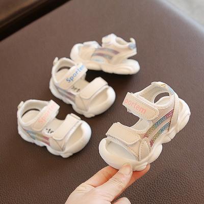 China Newborn Baby Toddler Shoes Boys Shoes Summer Insulative Baby Sandals Baby Sandals Kids Sneakers Baotou Girls 0-1 Years Old for sale