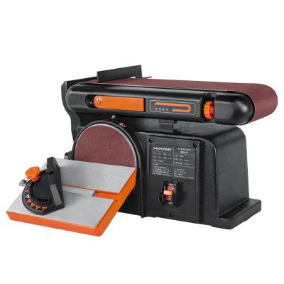 China All Material LUXTER 550W Belt Disc Sander 4X6 Inch Disc Bench Belt Sander Polishing Sanding Machine For Wood Working for sale