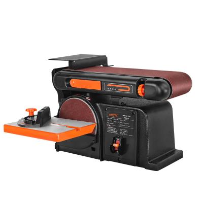 China All Material LUXTER 750W Belt Disc Sander 4X6 Inch Disc Bench Belt Sander Polishing Sanding Machine For Wood Working for sale