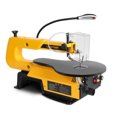 China LED worklight LUXTER 16 inch adjustable table bench roller saw with dust blowers variable speed wood cutting machine with LED worklight for sale