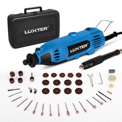 China LUXTER 135W Rotary Tool 40pcs Accessories Set Flexible Shaft Power Cutting Engraving Carving Tools Mini Electric Rotary Tool Kit WM67301 for sale