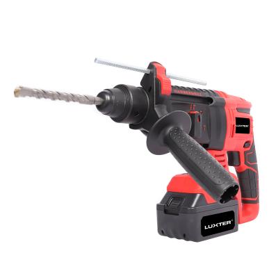 China Luxter 20v Li-ion Battery Rechargeable Corldess Hammer Drill Electric Rotary Hammer Jack Hammer 2601 for sale