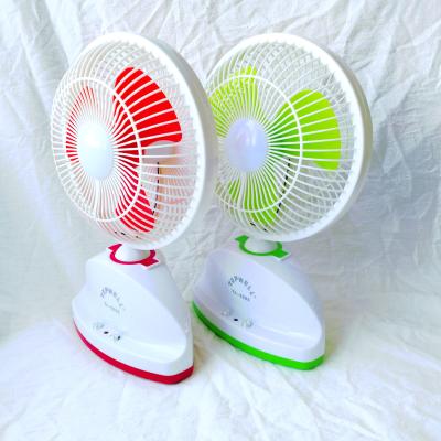 China 2020 New Car Styling 2 In 1 Rechargeable Portable Fan Light YJ-5580 19LED Fan With Light for sale