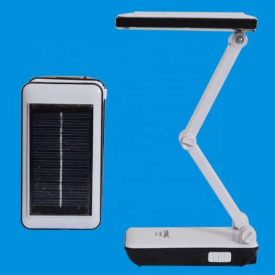 China Novelty 24SMD Solar Power Desk Lamp Rechargeable Collapsible Foldable Easy to Carry for Study Solar Power Table Desk Lamp Camping for sale