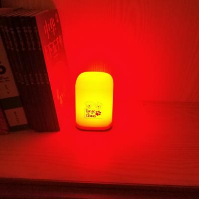 China 2019 new modern cool whites + 7colors slowly changing mini LED night lamp light box use for bedroom bar club for sale