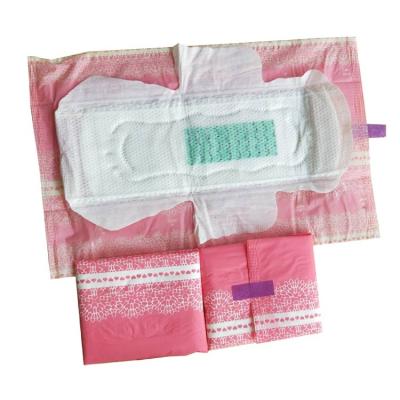 China Super Absorbent 100% Cotton Material Feature Feel Free Lady Anion Sanitary Napkin Pads for sale