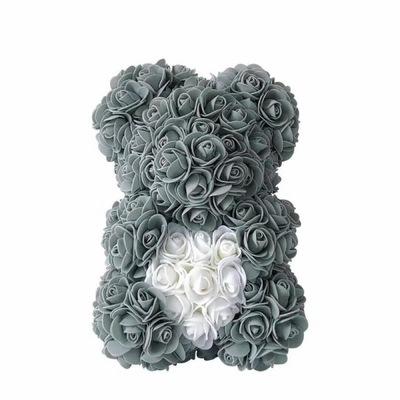 China 2020 Hot Selling Romantics Design Teddy Bear Christmas Rose Bear Gift Amazon Rose Bear 25cm New for sale