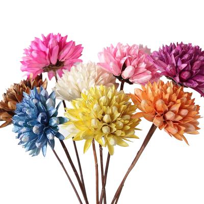 China Hot Selling Fashional Amazon Decorative Flower Single Dried Artificial Dry Magnolia For Home Ministry Decoration for sale