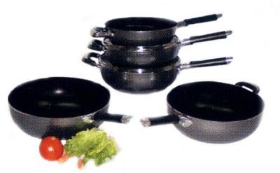 China ALUMINIUM PAINTED NON-STICK STIR FRY for sale