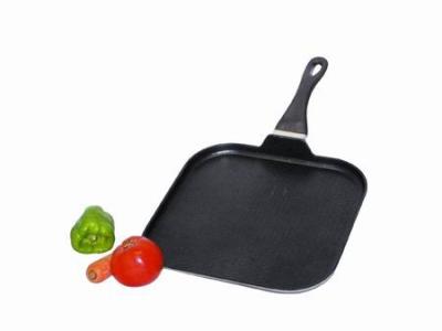 China ALUMINIUM PAINTED NON-STICK SQUARE GRILL PAN for sale