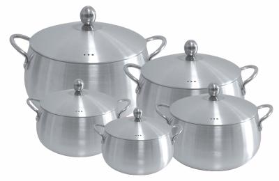 China ALUMINIUM HEAVY GAUGE BELLY POT,CASSEROLE for sale