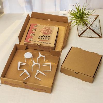 China Recyclable Food Grade Corrugated Cardboard Prices Black Size Custom Design Corrugated Cardboard Slice Pizza Box for sale