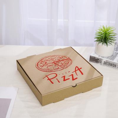 China High Quality Wholesale Recyclable Cheap Custom Logo Pizza Box Portable Reusable Corrugated Delivery for sale