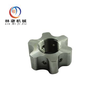 China Custom Hex Fasteners Drive Gear Engineering CNC Machining Stainless Steel Parts for sale