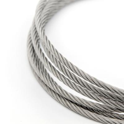China 7*7 4mm Ss 304 Wire Rope 7x7 Stainless Steel Wire Rope for sale