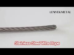 5mm - 10mm ss 316 304 stainless steel wire rope 1x37 invisible grille material