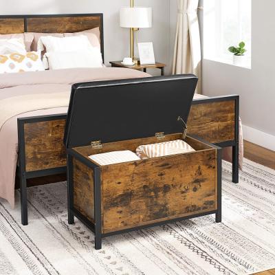 China Expandable Bench Flip Top Storage Ottoman Entryway and Trunk with Padded Seat Bed End Stool for sale