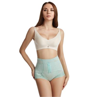 China OEM Breathable Cheap Sexy Lace Slimming Waistband Shapewear Panties for sale