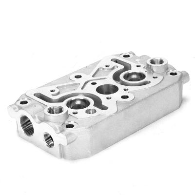 China Aluminum Casting Machinery Parts And Iron Casting Car Valve Assembly Cylinder Head for sale