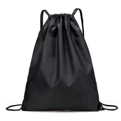 China High Quality Eco-Friendly Durable Custom Polyester Gym Drawstring Nylon Backpack for sale