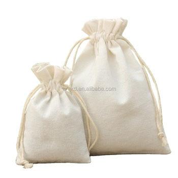 China Functional Organic Drawstring Cotton Canvas Storage Bag With Drawstring for sale