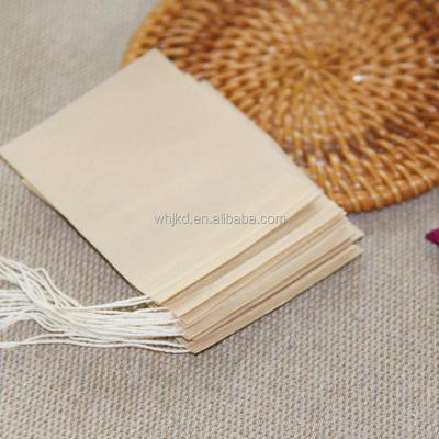 China BIODEGRADABLE Eco Friendly Disposable Filter Paper Tea Bag Unbleached Drawstring for sale