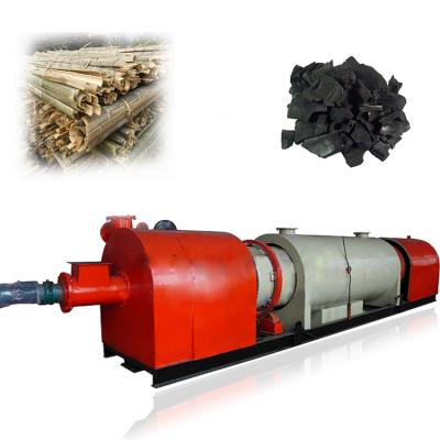 China Building Material Stores Factory Direct Sale Biomass Rice Husk Coconut Shell Continuous Carbonization Furnace for sale