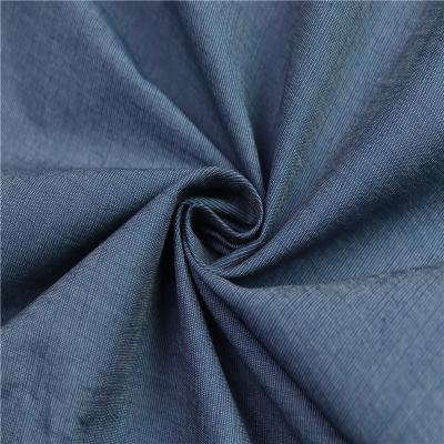 China Washed High Quality Polyester 2% Cotton 13% Memory 85% Spandex Spring Lack Shirt Stretch Fabric Woven Fabric Plain Weave 1 Meter 128*72 for sale