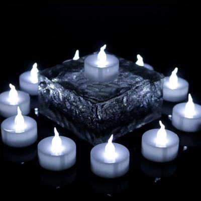 China CDL1011-12 Battery Operated Cool White Flash LED Tea Light For Home Decoration for sale