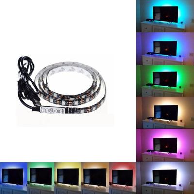 China Residential 5v led 30m usb lamp triple link 5050 rgb color lamp with soft article lamp suits charging treasure bottom for sale