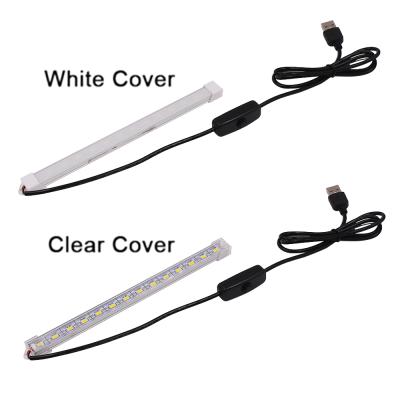 China Small Item 5630 LED Bar Light USB Night Light DC 5V Hard Night Market Stall Lamp Milky White Shell is Warm White/White Lighting Lamp for sale