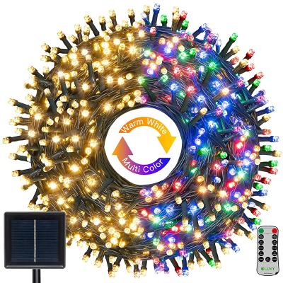 China LANDSCAPE Remote Control 300LED Solar Christmas Lights For Party Decoration String Light Waterproof IP67 Christmas Light for sale