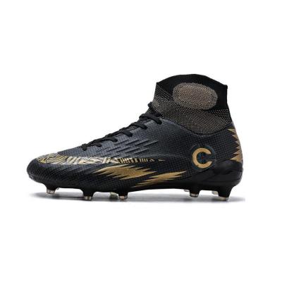 China Fashion\High quality unisex indoor&outdoor high-cut soccer shoes soccer shoes comfortable\durable football boots for sale