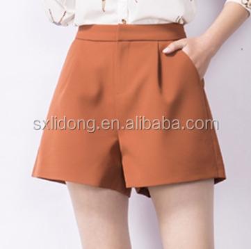 China Anti-Wrinkle High-Waisted Women's Casual Shorts for sale