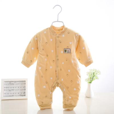 China Baby Rompers Winter Baby Boys Overalls Thick Warm Long Sleeve Rompers Clothing Set Newborn Infant Babies Clothing for sale