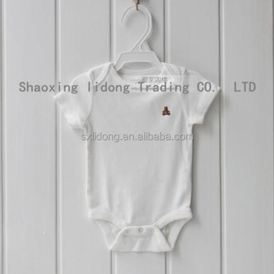 China Eco - Friendly Short Sleeve Baby Overalls White for sale