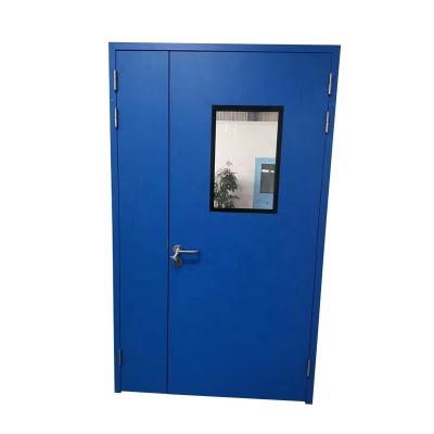 China LangGou Windproof Galvanized Medical Board Room Door Ward Door Good Airtight Door for sale