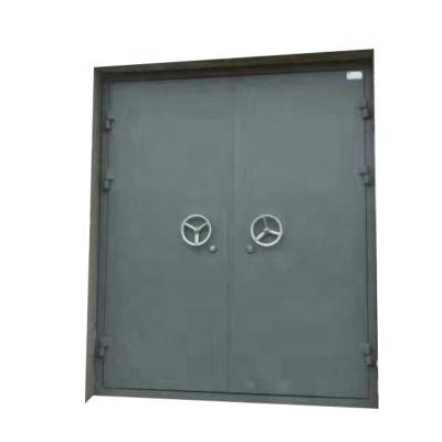 China Sound Insulation LangGou Galvanized Double Door Steel Design Heat Insulation Door Strong Anti-bullet Industrial Door for sale