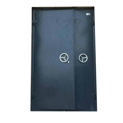 China Sound Insulation LangGou Galvanized Anti-bullet Door Heat Insulation Steel Uneven Double Door Applied For Hazardous Area for sale