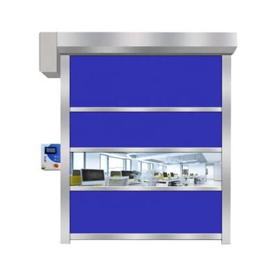 China LangGou PVC Curtain Rolling Curtain Industrial Windproof Shutter Door Soft Height Customized for sale