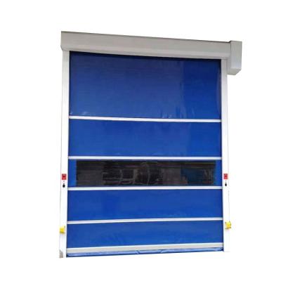 China LangGou Rolling Curtain PVC Automatic Revolving Door Windproof Doors Shutter Hot Selling for sale