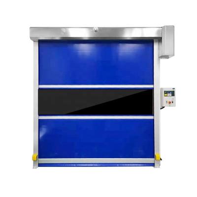 China LangGou Windproof Industrial Electric Fast Rolling Up Shutter Gates Automatic Lifting Gates Color Optional for sale