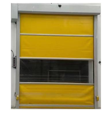 China LangGou PVC Curtain Rolling Industrial Electric High Speed ​​Rolling Shutter Doors Fast Stacking Shutter Doors for sale