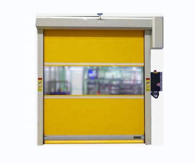 China LangGou High Speed ​​PVC Rolling Shutter Doors PVC Windproof Curtain Fast Rolling Windproof Soft Rolling Shutters for sale