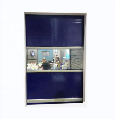 China LangGou High Speed ​​PVC Rolling Shutter Doors Wear Resistant Industrial PVC Windproof Electric Curtain for sale